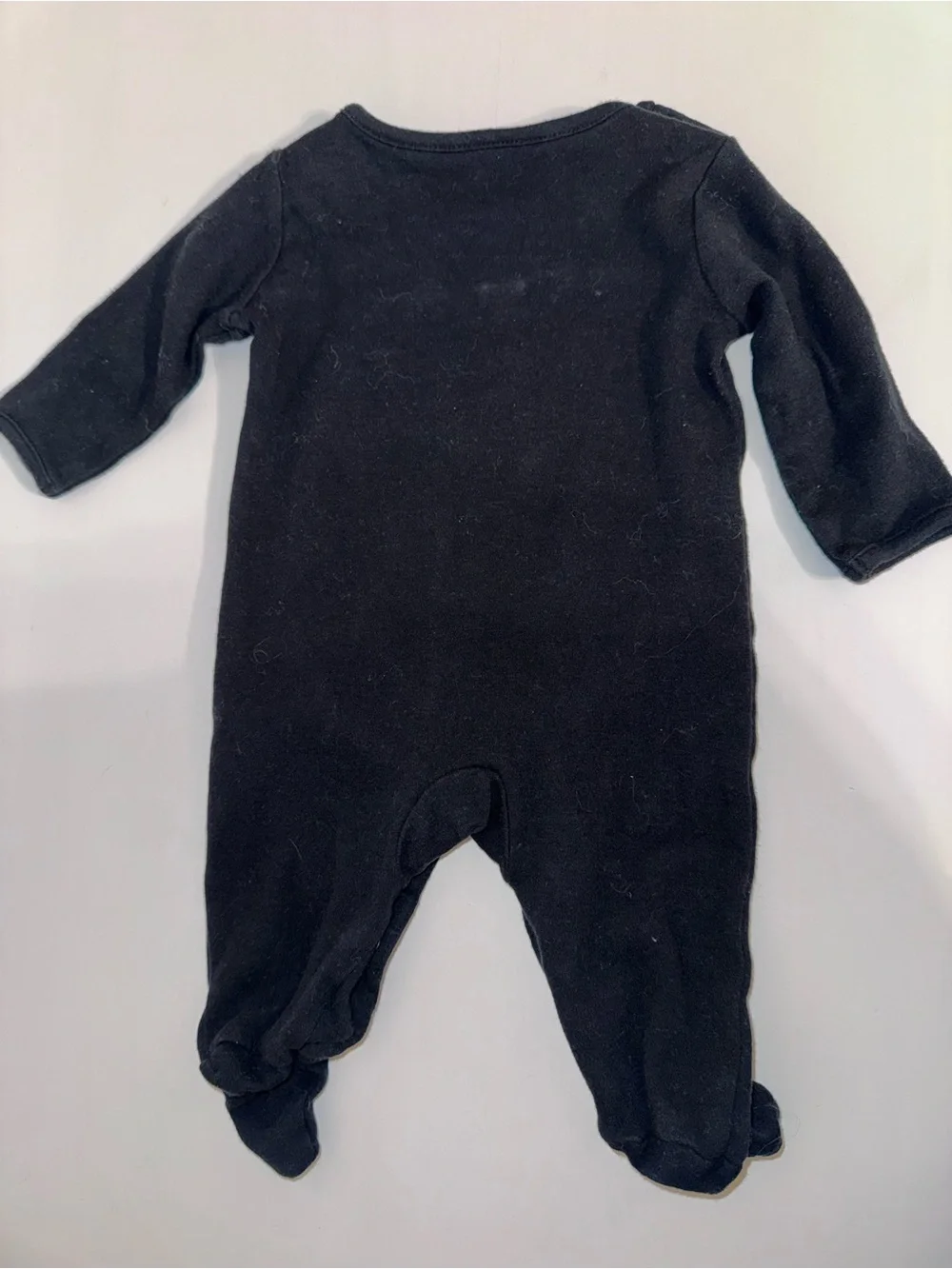 Carter's Halloween Black Skeleton Footed Sleeper Candy Accent 3 Months